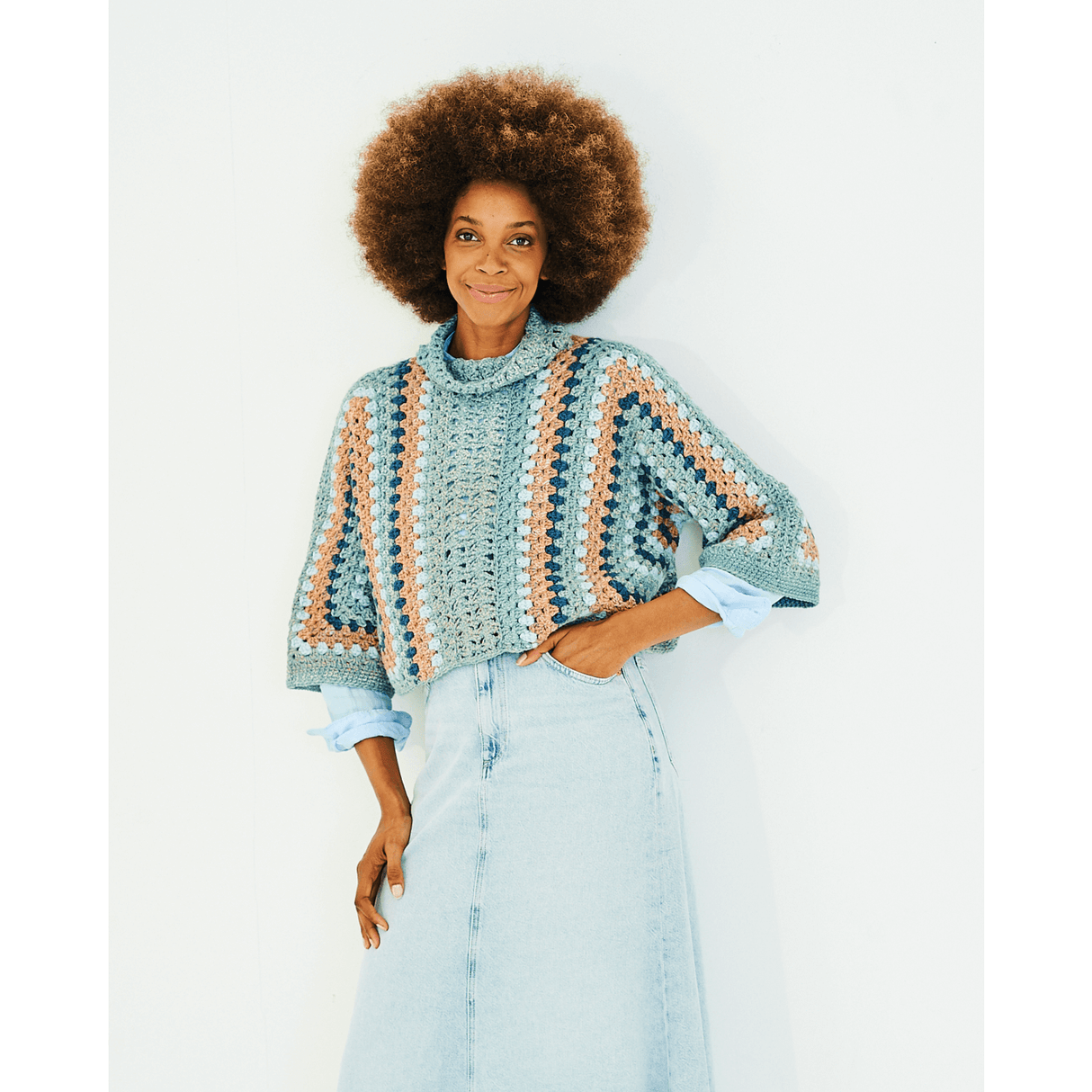 Stylecraft Moorland Softie Chunky Crochet Sweater & Cardigan Pattern 10178