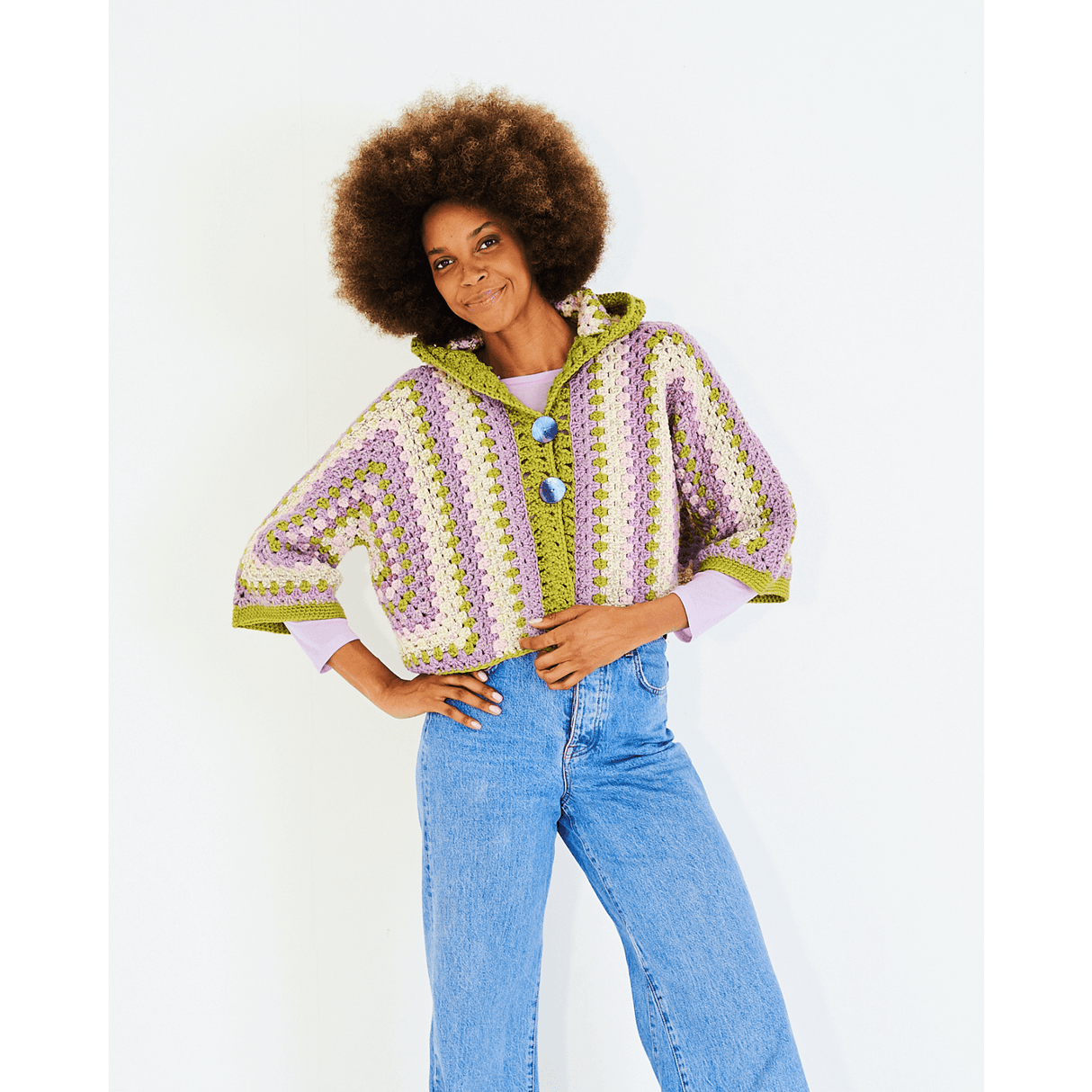 Stylecraft Moorland Softie Chunky Crochet Sweater & Cardigan Pattern 10178