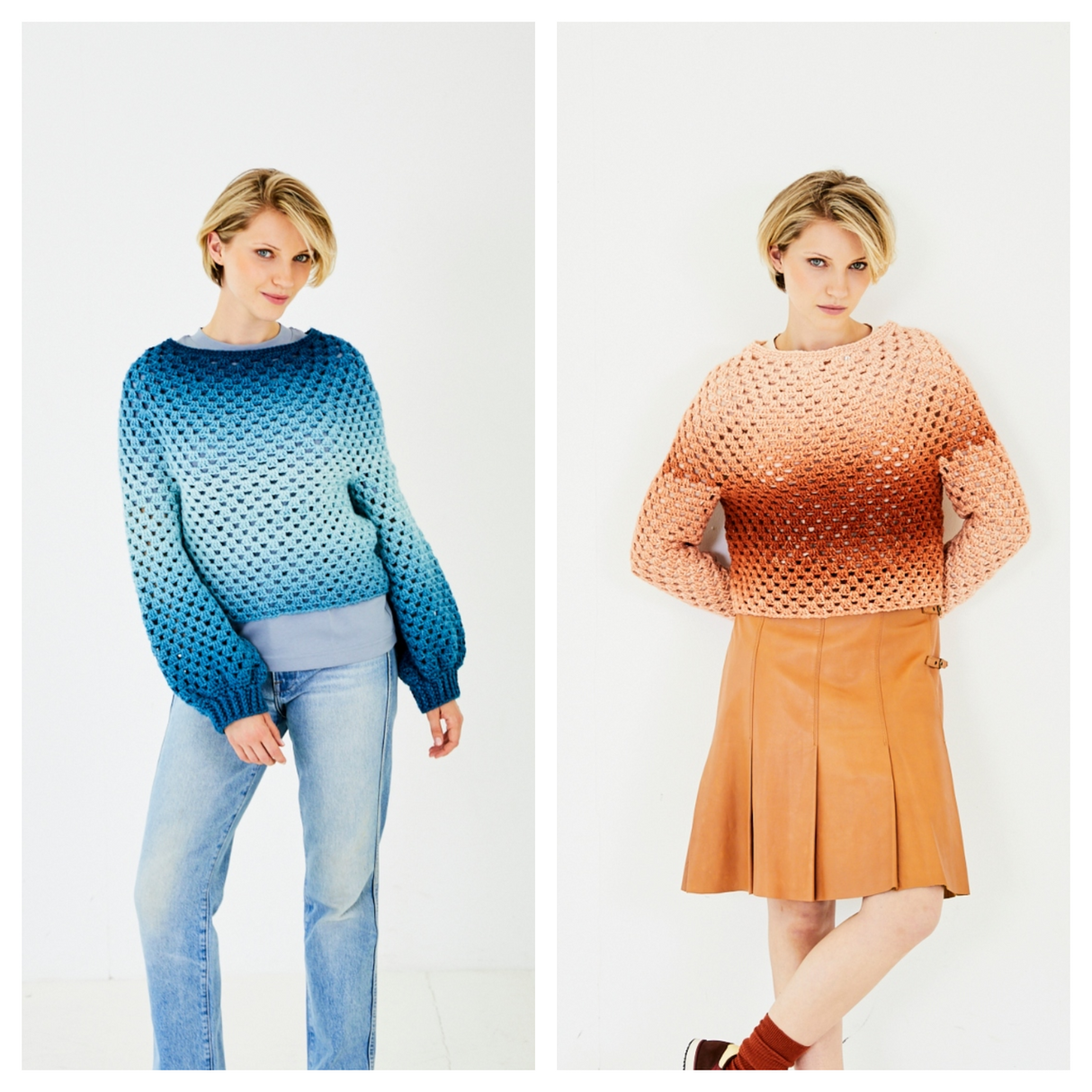 Stylecraft Horizon Chunky Crochet Sweaters Pattern 10183