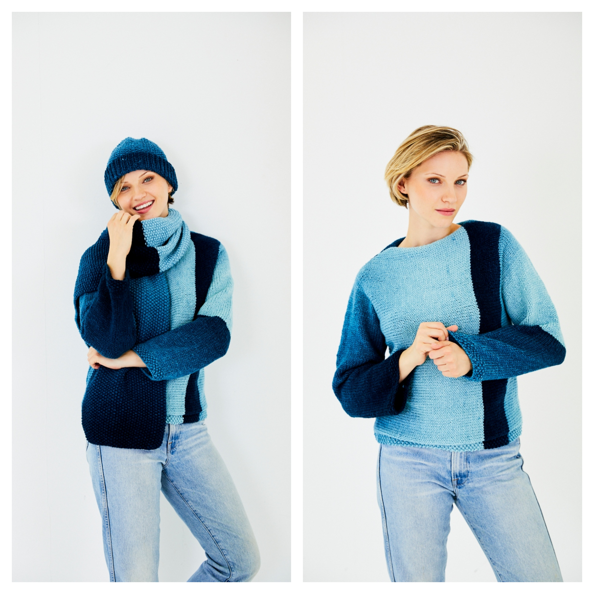 Stylecraft Horizon Chunky Sweater, Hat & Scarf Pattern 10188