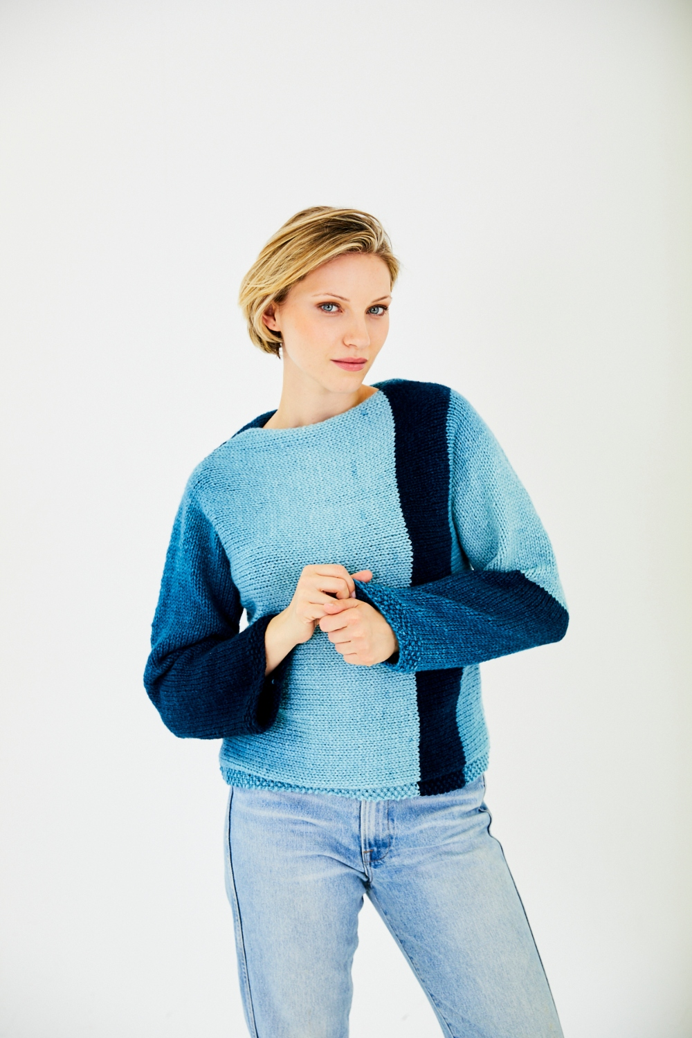Stylecraft Horizon Chunky Sweater, Hat & Scarf Pattern 10188