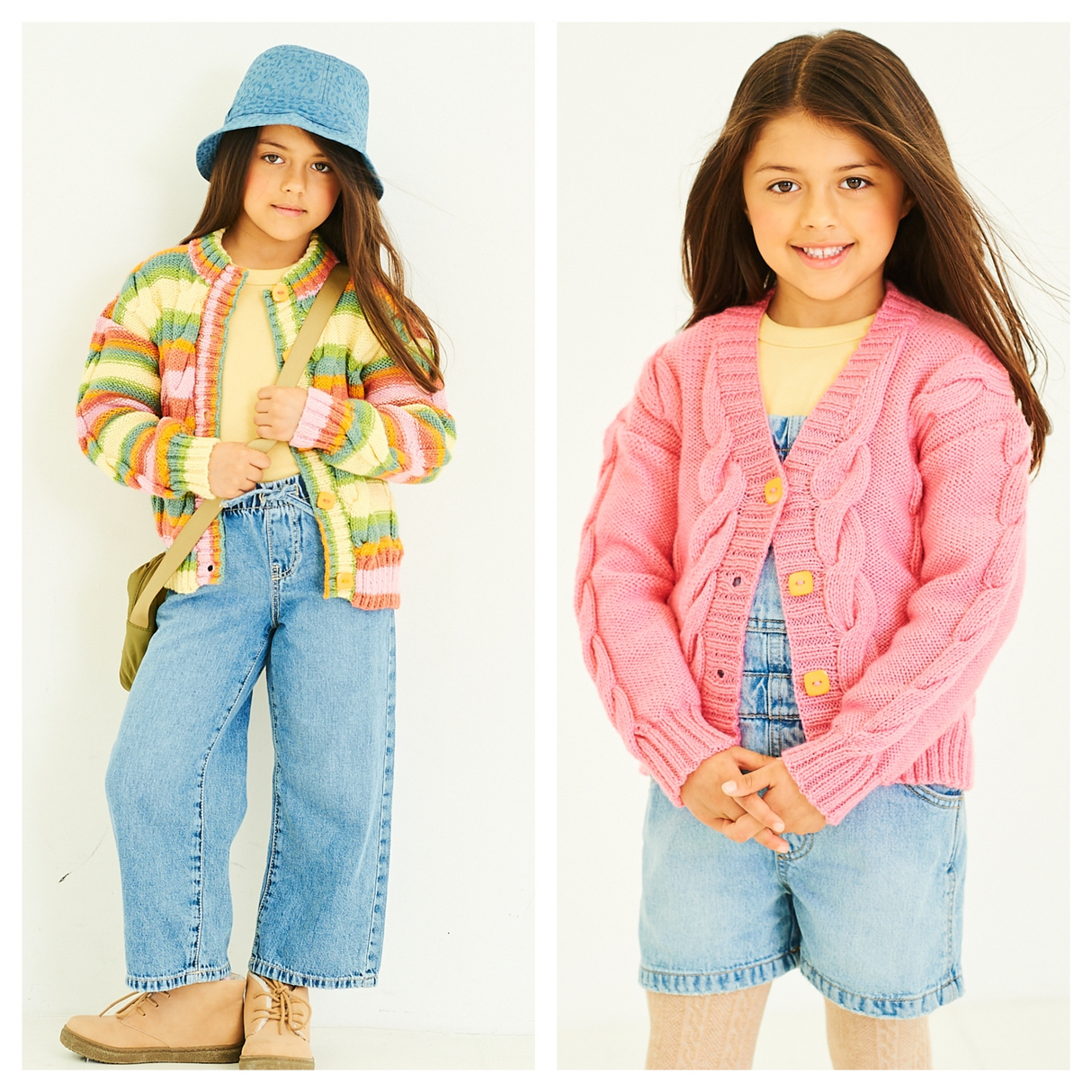 Stylecraft Wondersoft Merry Go Round DK Cardigans Pattern 10191