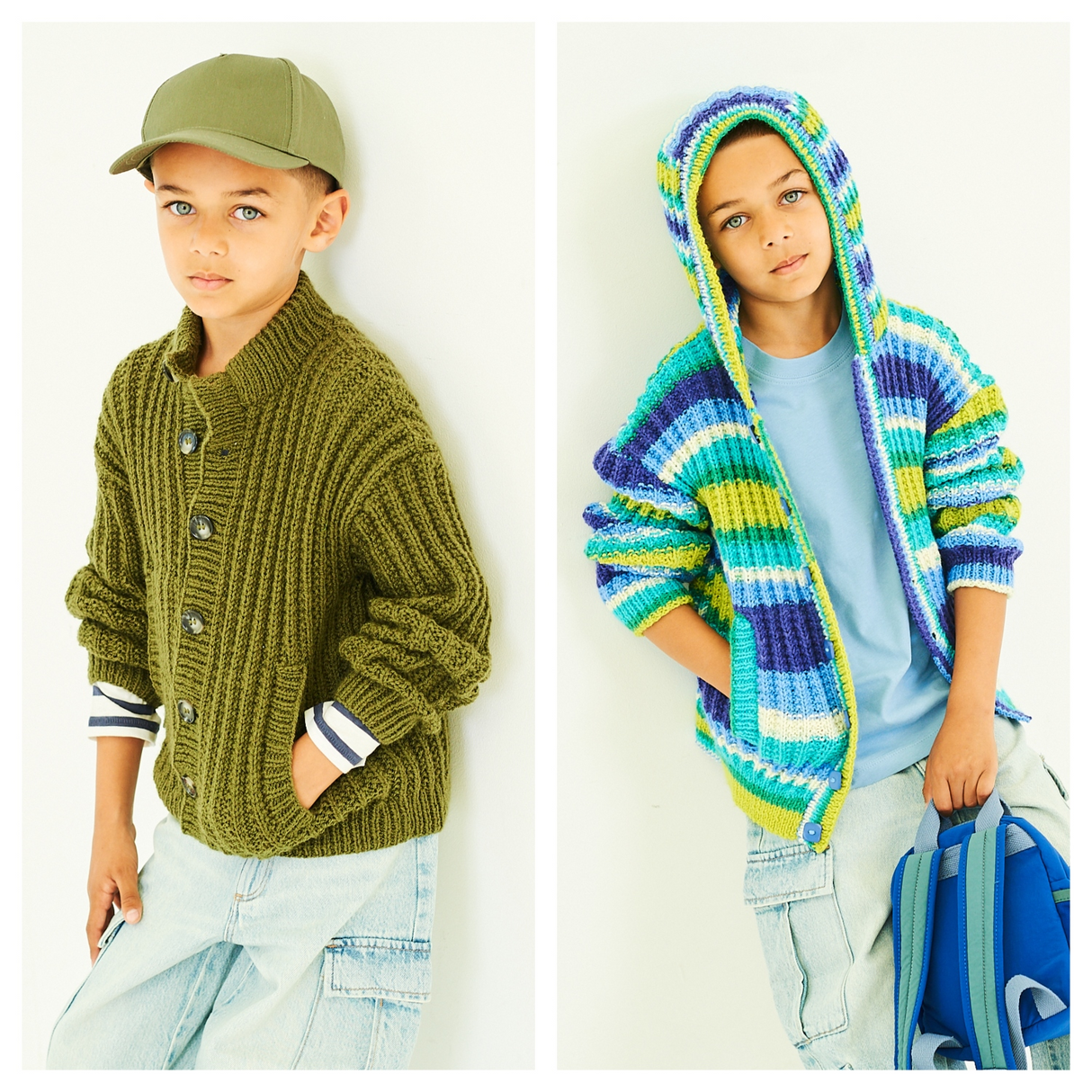 Stylecraft Wondersoft Merry Go Round DK Cardigans Pattern 10193