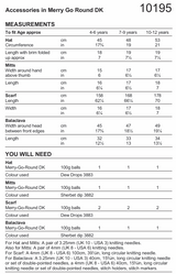 Stylecraft Wondersoft Merry Go Round DK Accessories Pattern 10195