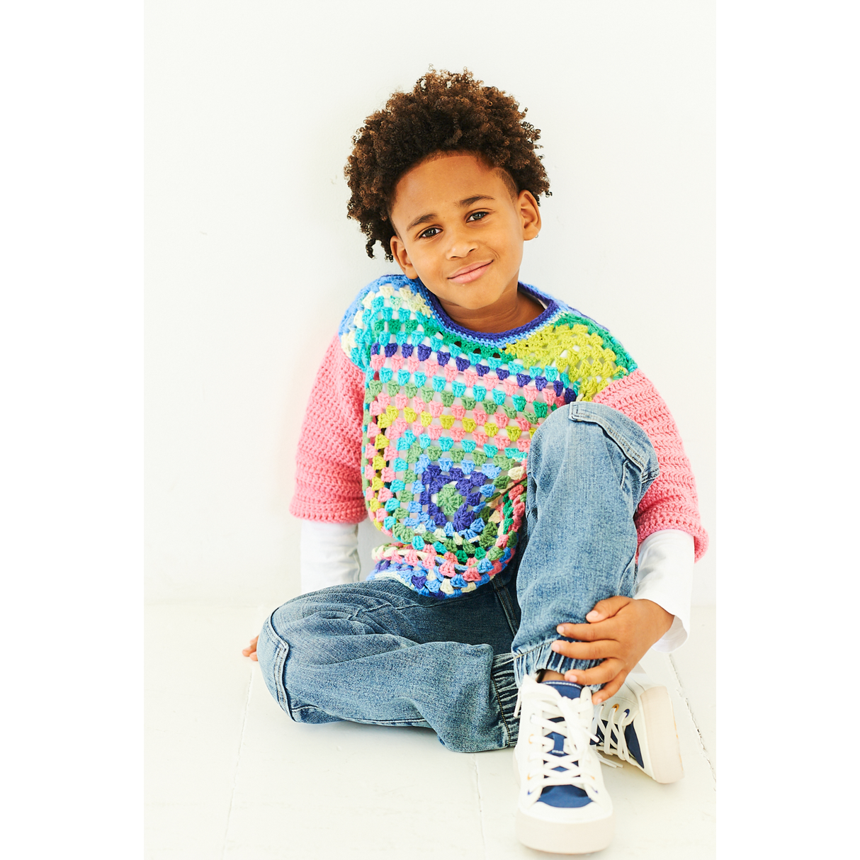 Stylecraft Wondersoft Merry Go Round DK Crochet Sweaters Pattern 10196