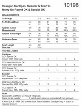 Stylecraft Wondersoft Merry Go Round DK Crocheted Sweater, Cardigan & Scarf Pattern 10198