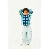 Stylecraft Wondersoft Merry Go Round DK Crocheted Sweater, Cardigan & Scarf Pattern 10198