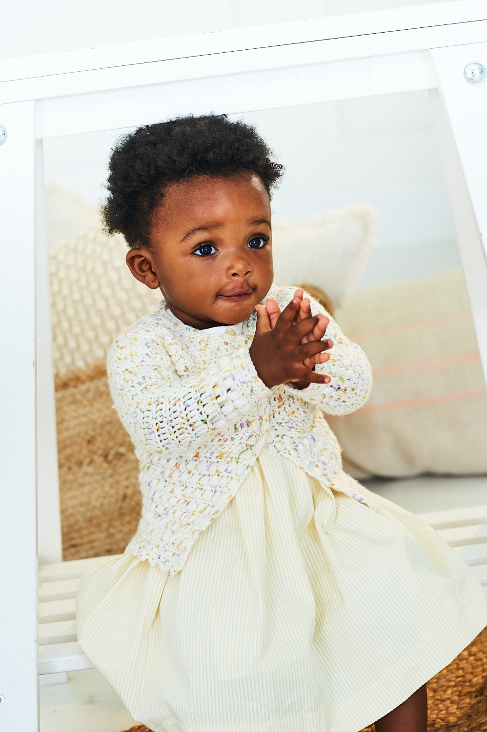 Stylecraft Bambino Dotty DK Crochet Cardigans Pattern 10203