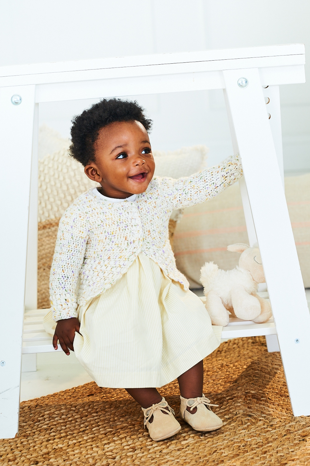 Stylecraft Bambino Dotty DK Crochet Cardigans Pattern 10203