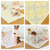 Stylecraft Bambino Dotty DK Crochet Blankets Pattern 10204