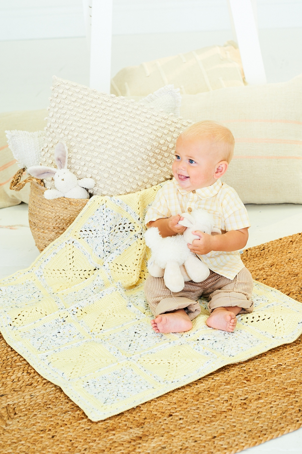 Stylecraft Bambino Dotty DK Crochet Blankets Pattern 10204