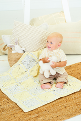 Stylecraft Bambino Dotty DK Crochet Blankets Pattern 10204