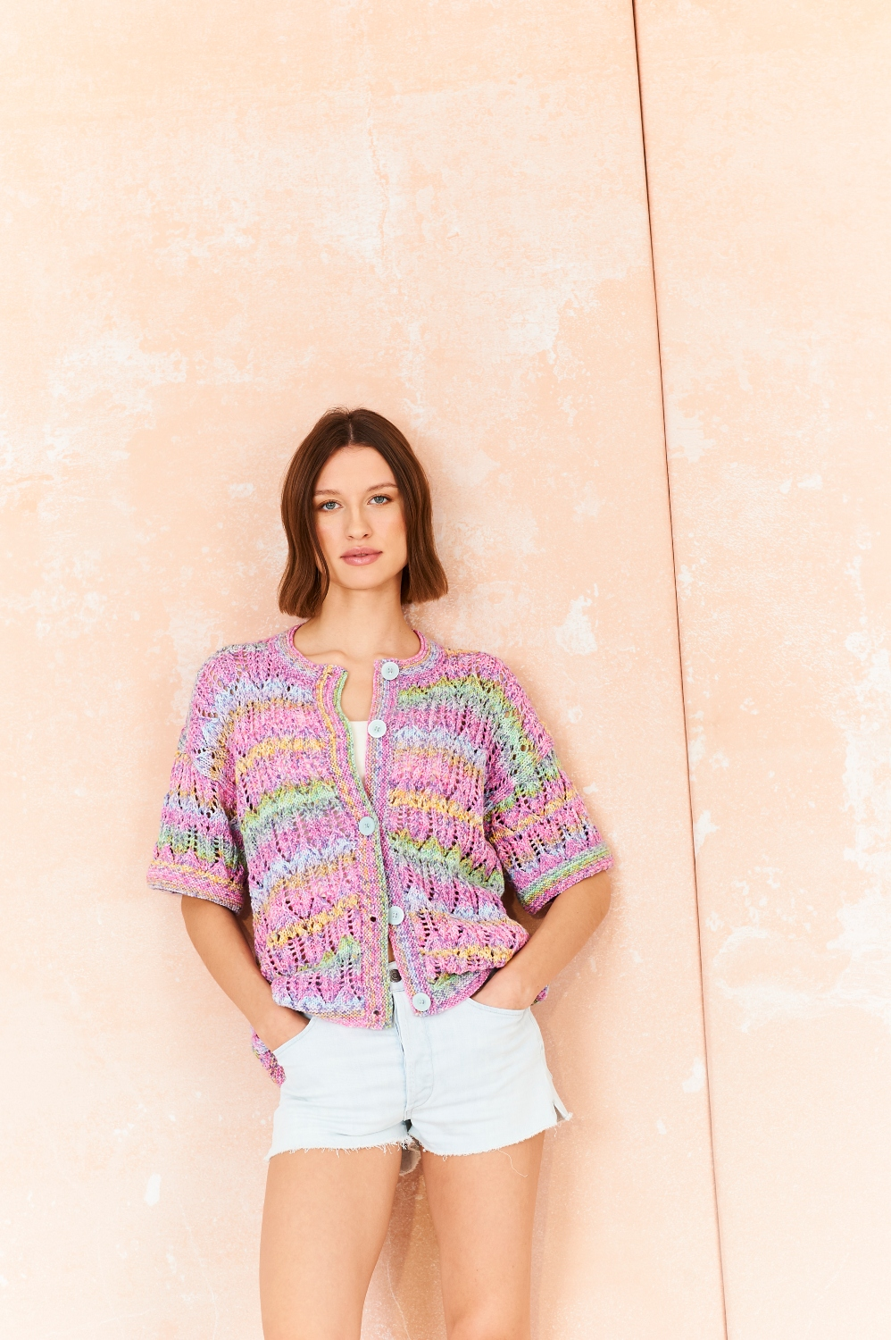 Stylecraft Cotton Twist/Colour Burst DK Cardigan & Coat Pattern 10211