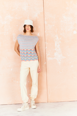 Stylecraft Cotton Twist/Colour Burst DK Tops Pattern 10213