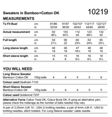 Stylecraft Naturals Bamboo Cotton DK Knitted Sweaters Pattern 10219