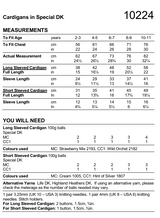 Stylecraft Special DK Cardigans Pattern 10224