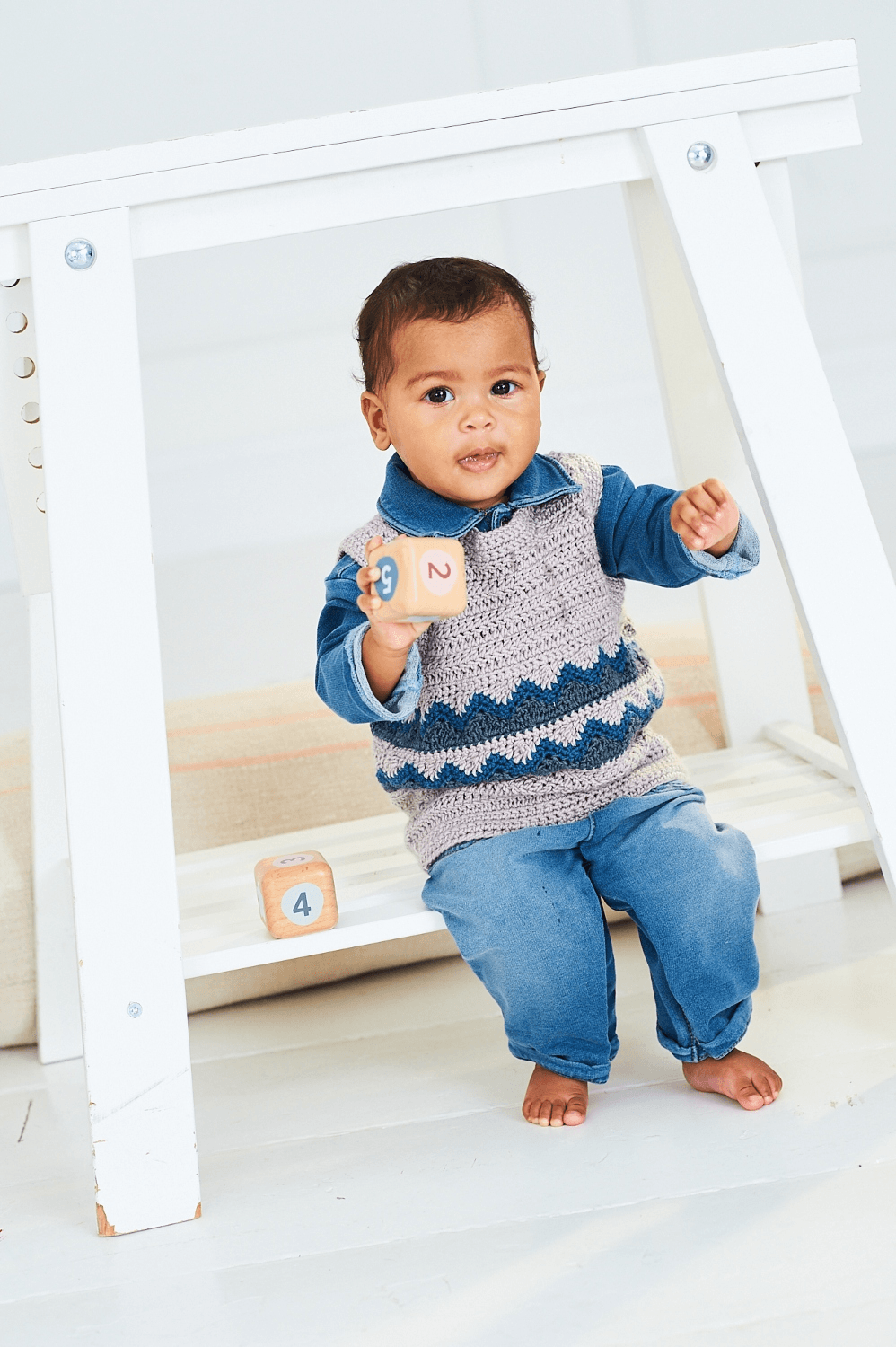Stylecraft Bambino DK Crochet Tank Tops Pattern 10236