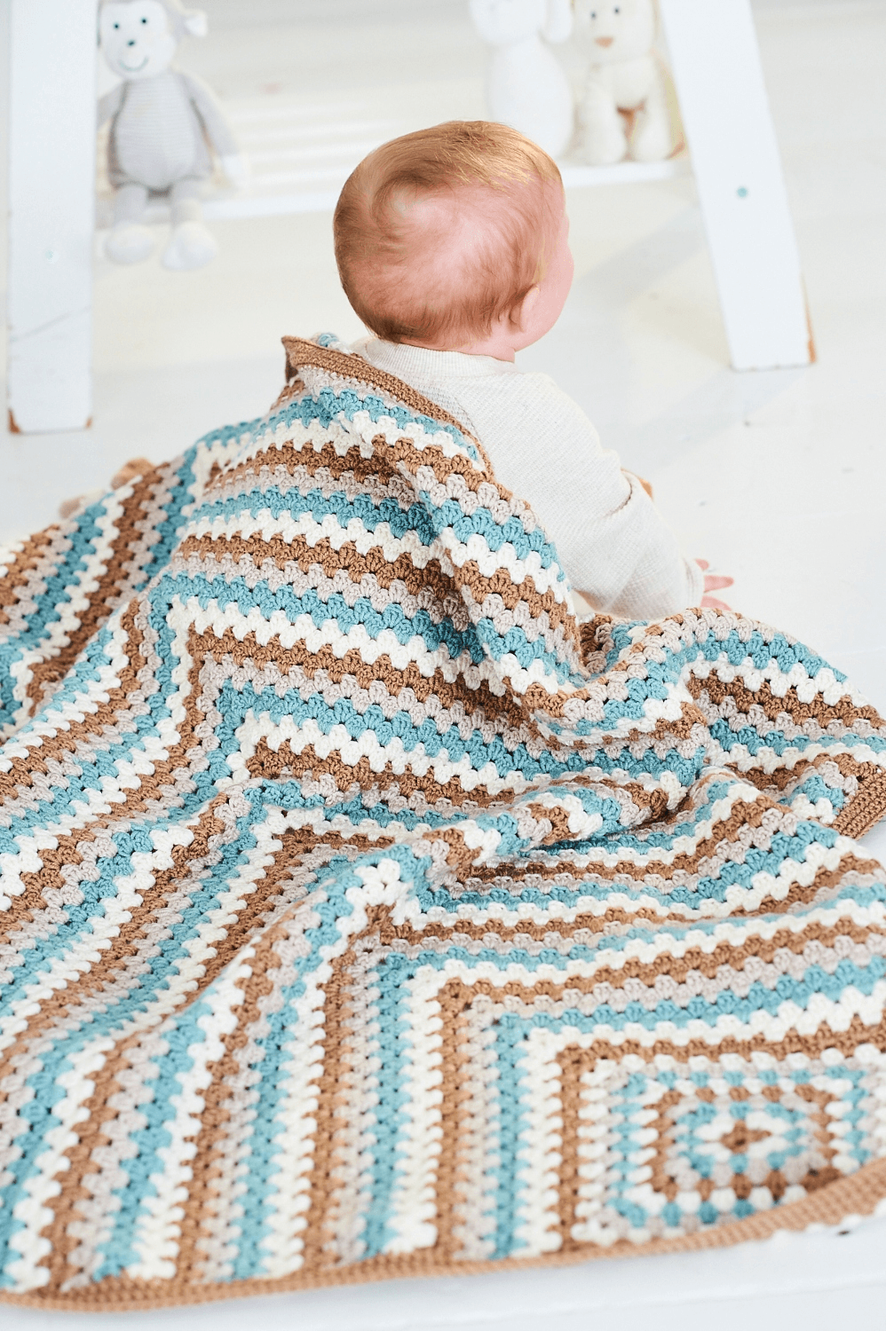 Stylecraft Bambino DK Crochet Tops and Blanket Pattern 10237