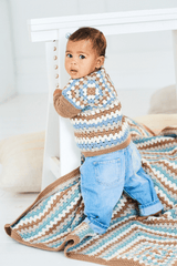 Stylecraft Bambino DK Crochet Tops and Blanket Pattern 10237