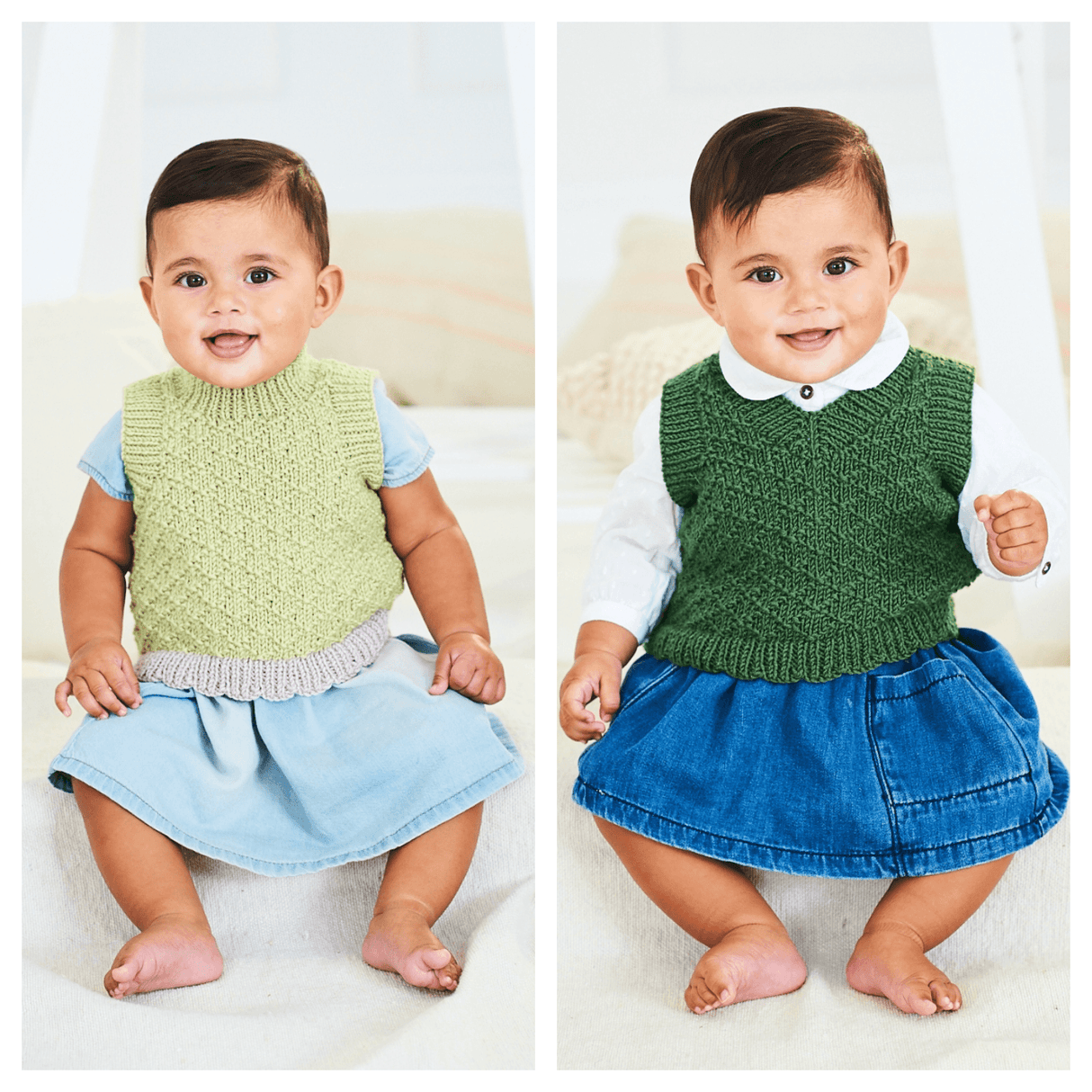 Stylecraft Bambino DK Tank Tops Pattern 10239