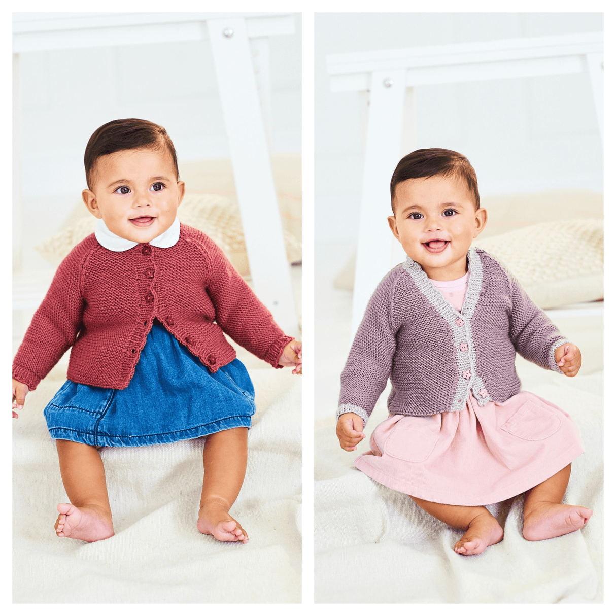Stylecraft Bambino DK Cardigans Pattern 10240