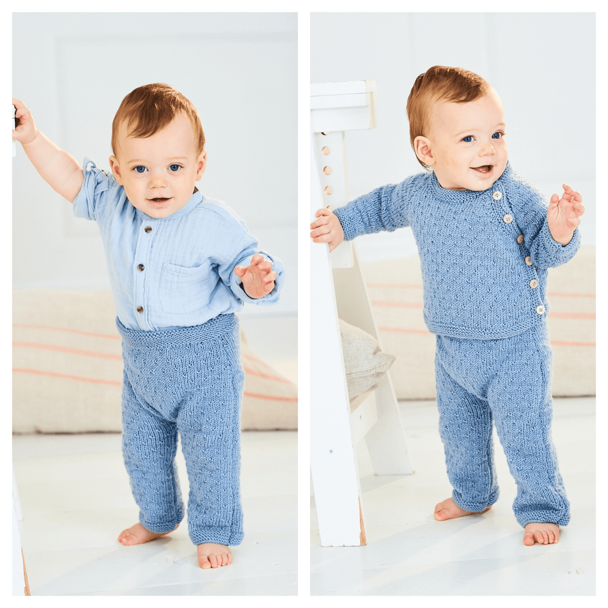 Stylecraft Bambino DK Cardigan and Trousers Pattern 10241