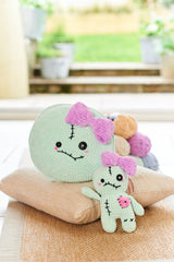 Stylecraft Chenille Chunky Voodoo Doll Plushie and Cushion Pattern 10245