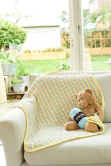 Stylecraft Chenille Chunky Baby Blankets Pattern 10247
