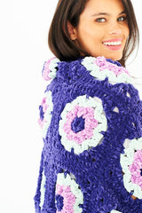 Stylecraft Chenille Chunky Crochet Motif Blankets Pattern 10249