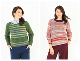 Stylecraft ReCreate/Colour Burst DK Crochet Sweater Pattern 10258