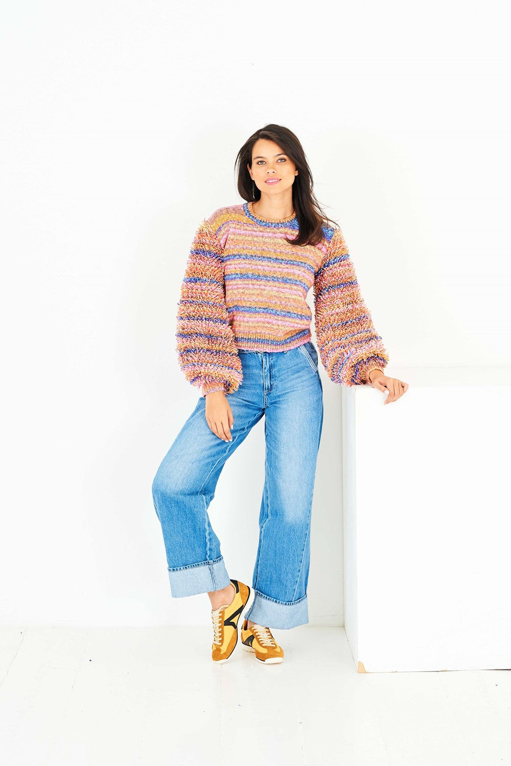 Stylecraft ReCreate/Colour Burst DK Sweater Pattern 10260