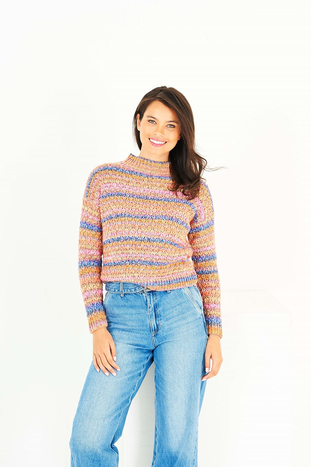 Stylecraft ReCreate/Colour Burst DK Sweater Pattern 10261