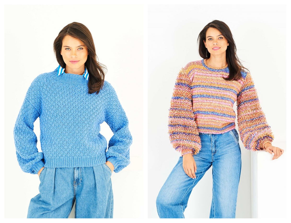 Stylecraft ReCreate/Colour Burst DK Sweater Pattern 10261