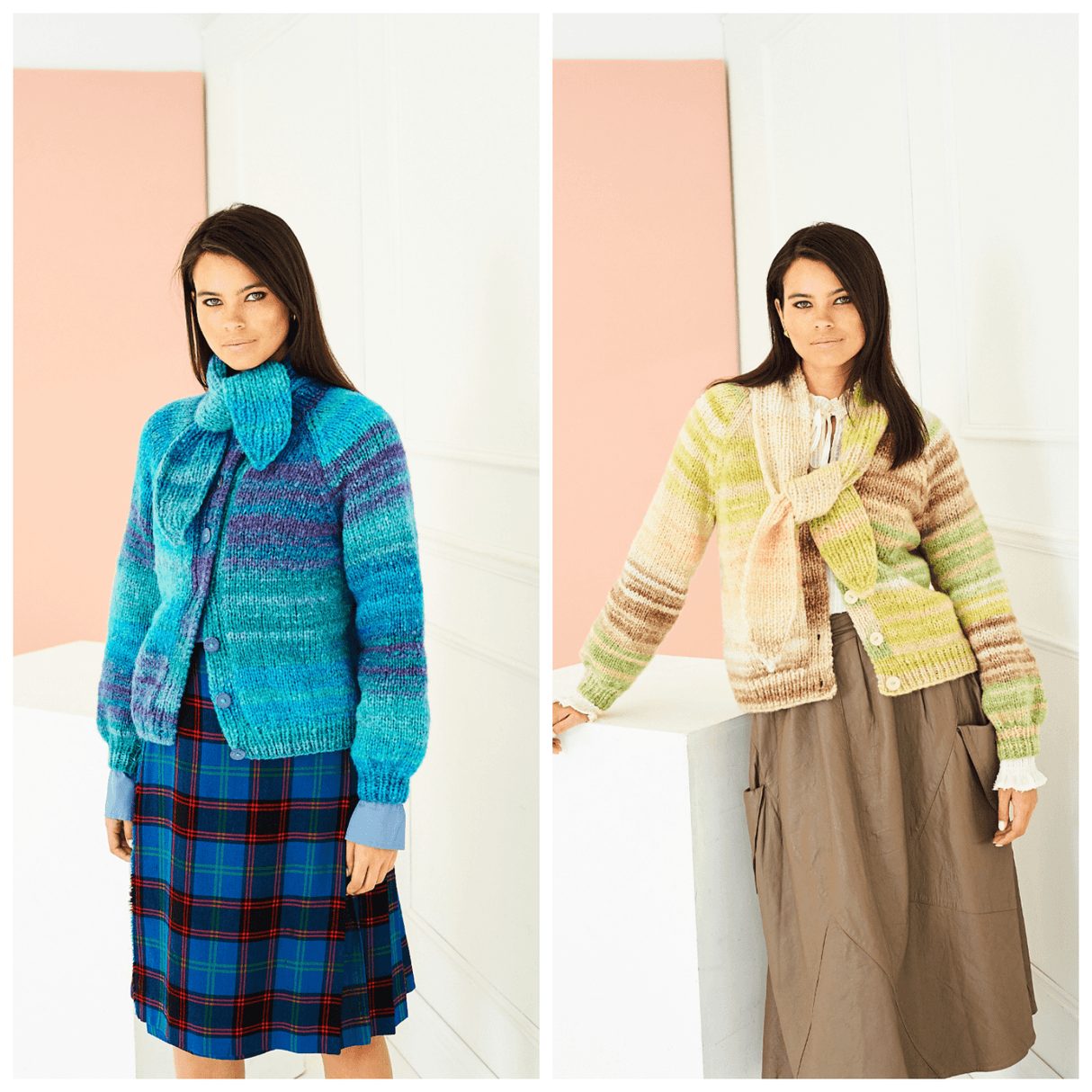 Stylecraft Dream Cloud Chunky Cardigans & Scarves Pattern 10266