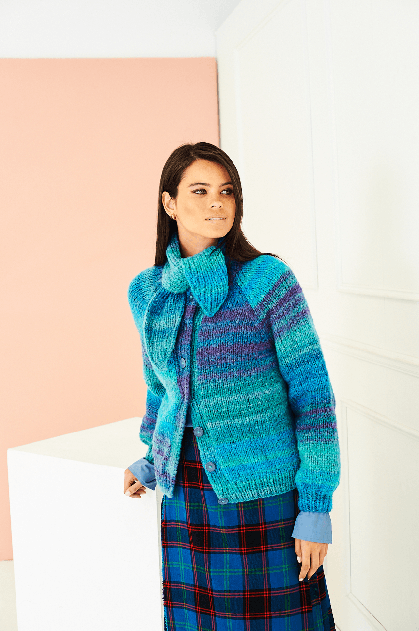 Stylecraft Dream Cloud Chunky Cardigans & Scarves Pattern 10266