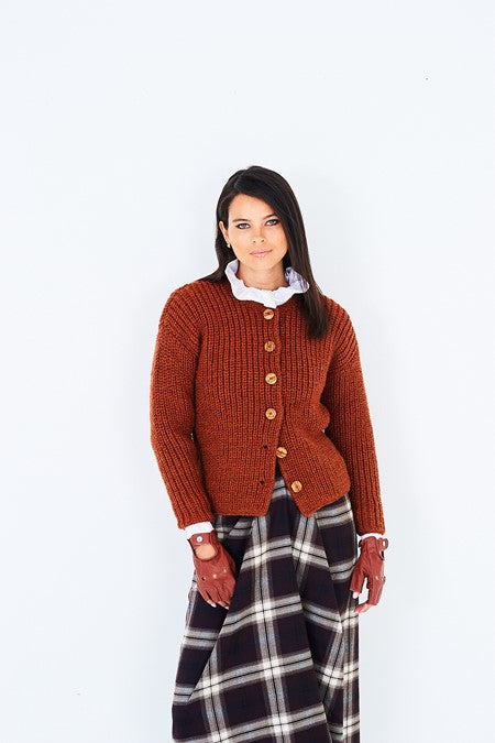 Stylecraft Highland Heathers Aran & Impressions Ribbed Jackets Pattern 10271