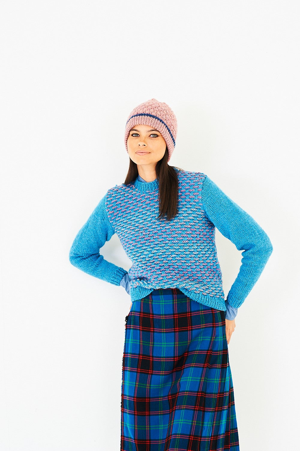 Stylecraft Highland Heathers Aran & Impressions Textured Cardigan & Sweater Pattern 10273