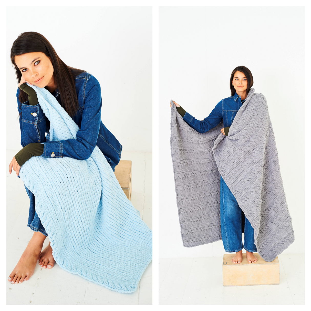 Stylecraft Soft & Cosy Cable Blankets Pattern 10280