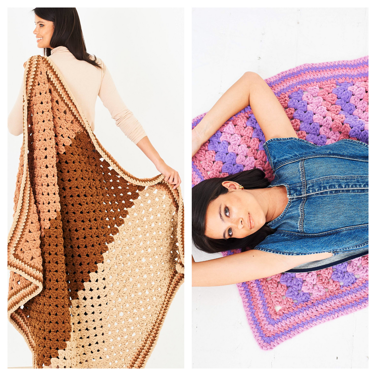 Stylecraft Soft & Cosy Crochet Blankets Pattern 10281