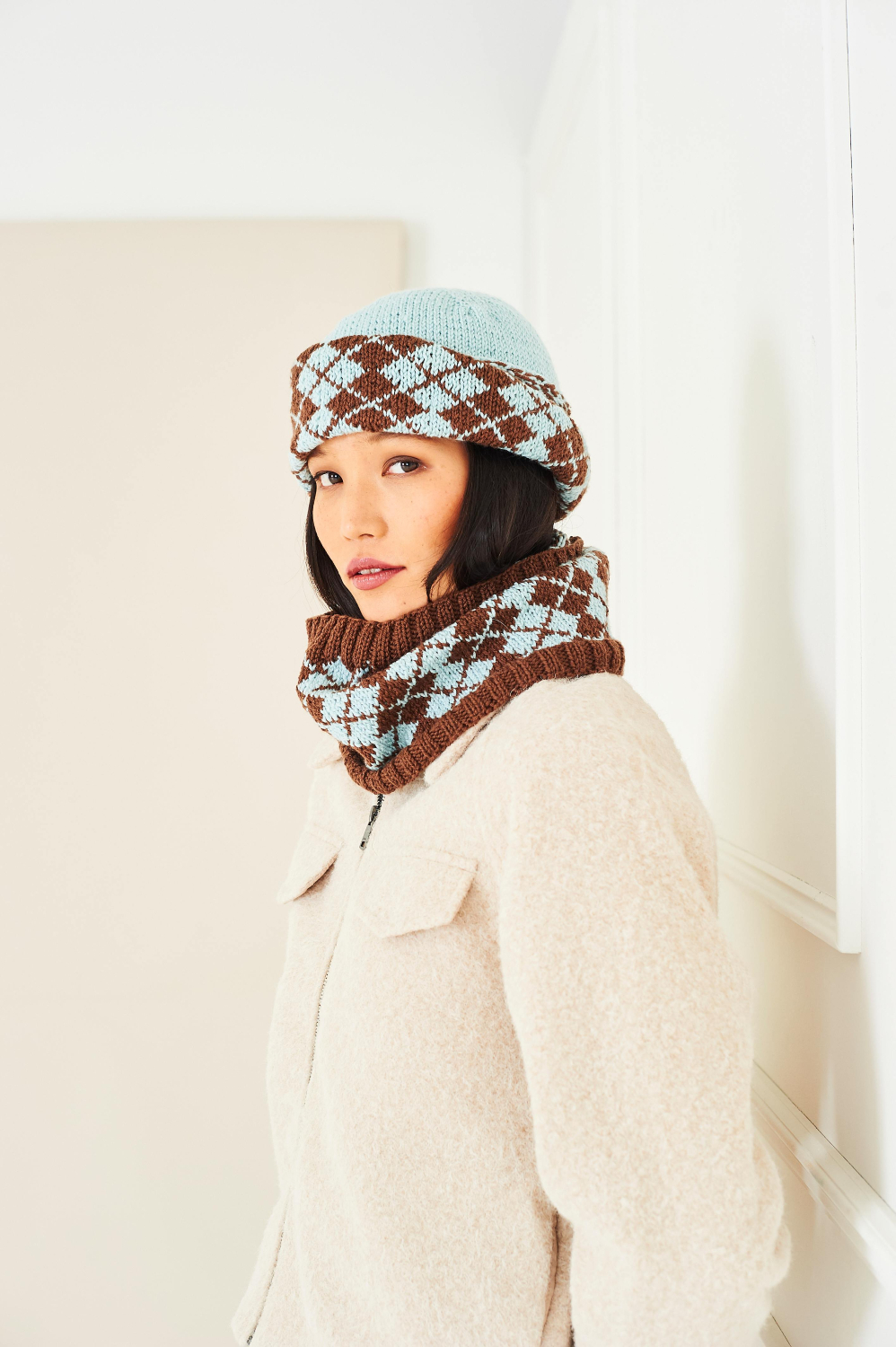 Stylecraft Naturals Pure Wool Fair Isle Tank, Hat & Cowl Pattern 10285