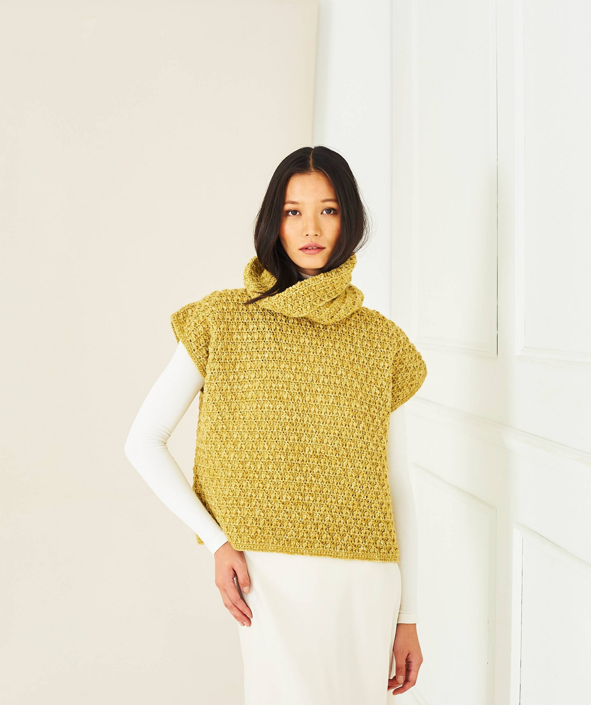 Stylecraft Naturals Pure Wool Textured Crochet Sweater, Tank & Hat Crochet Pattern 10286