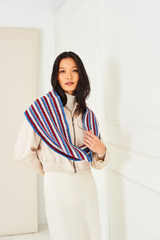 Stylecraft Naturals Pure Wool Crochet Yoke Sweater, Short Sleeved Top & Cowl Pattern 10287
