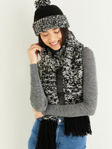 Sirdar Hayfield Soft Twist DK Two Tone Hat & Scarf Pattern 10333
