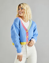 Hayfield Bonus Chunky Contrast Rib Cardigan Pattern 10600
