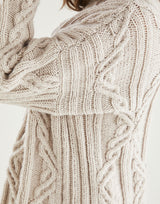 Hayfield Bonus Aran Diamond Cable Sweater Pattern 10607