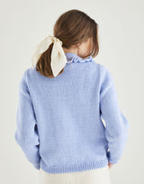 Hayfield Bonus Aran Cropped Ruffle Cardigan Pattern 10611