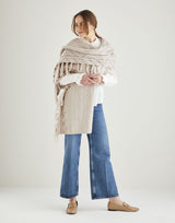 Hayfield Bonus Aran Tasselled Shawl Pattern 10613