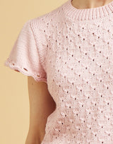 Sirdar No.1 DK Scallop Sleeved Sweater Pattern 10663
