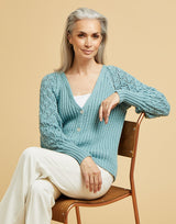 Sirdar No.1 DK Lace Balloon Sleeve Cardi Pattern 10664