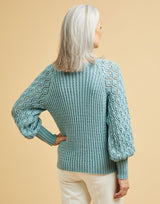 Sirdar No.1 DK Lace Balloon Sleeve Cardi Pattern 10664